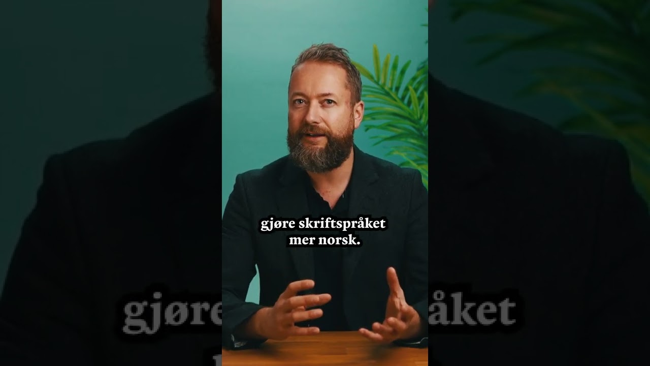 Spr&aring;khistorie p&aring; 1800 tallet p&aring; 1 minutt