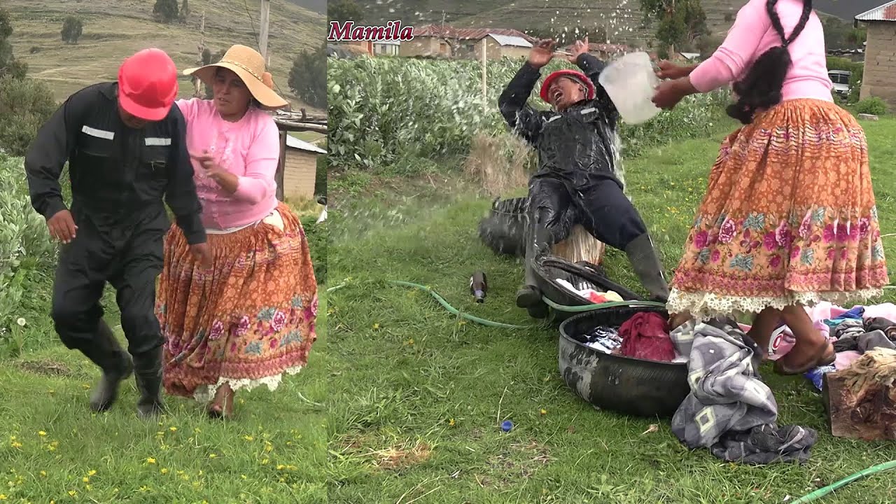 CUANDO LE CANTAS A TU EXS DELANTE DE TU MUJER -Cholita Mamila