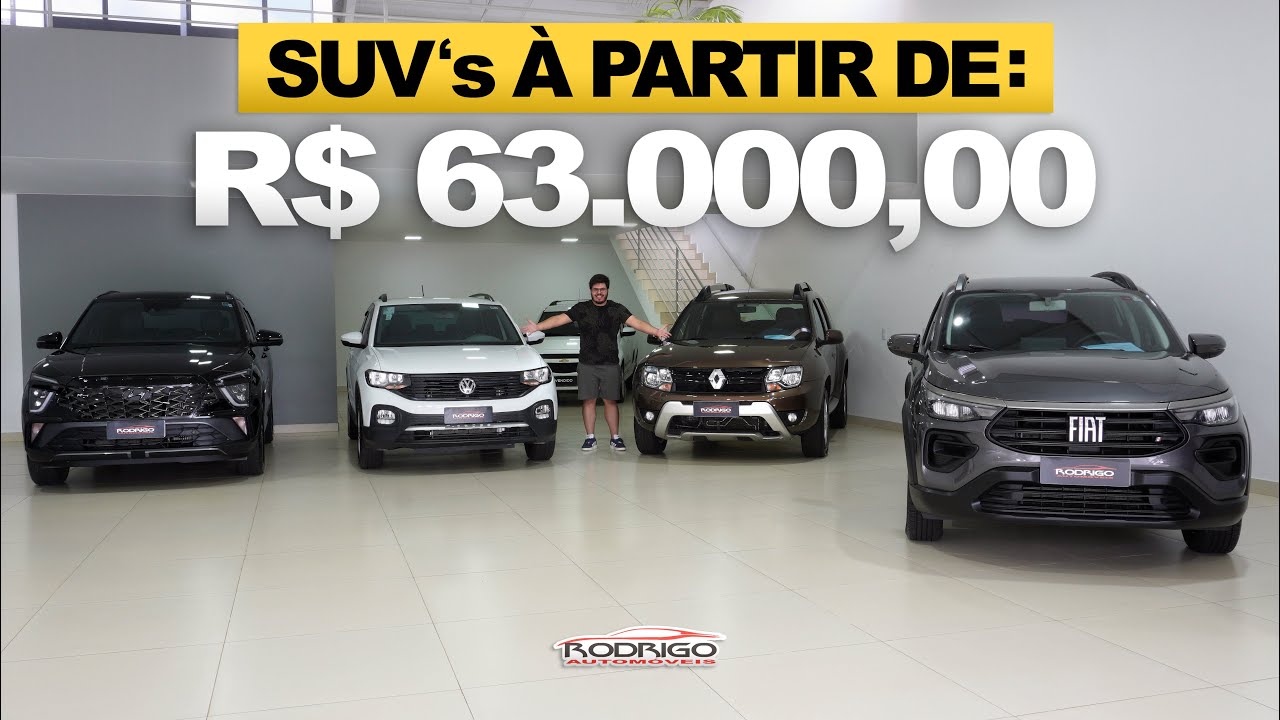 Qual SUV comprar hoje em meio a TANTAS OPÇÕES? Conheça quatro modelos diferentes à venda na Rodrigo!