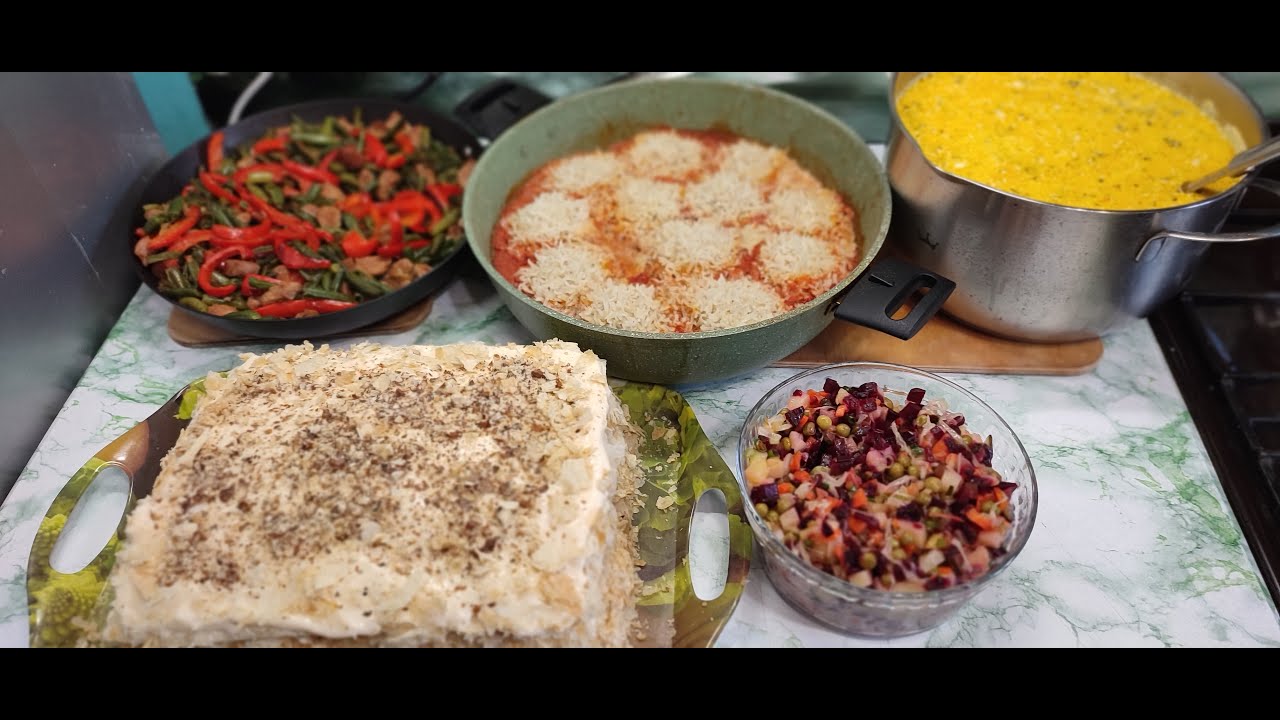 Наготовила !!! Меню на 2 - 3 дня !!! / I 've prepared it !!! Menu for 2-3 days!!!