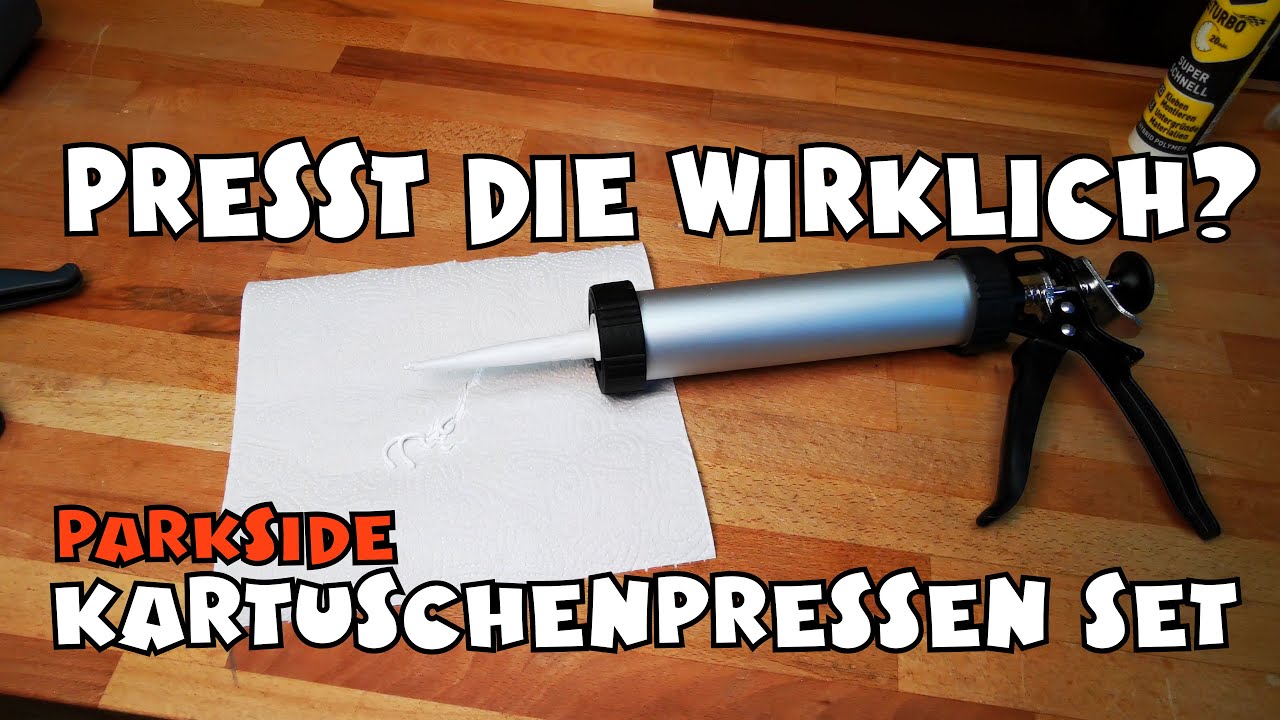 Ausprobiert: PARKSIDE® Kartuschenpresse PAPP 7 C2 7-teilig