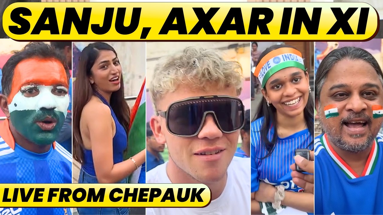 🔴Live From Chepauk : Sanju, Axar in XI, 10 crore plus views in SA vs WI, Fans React