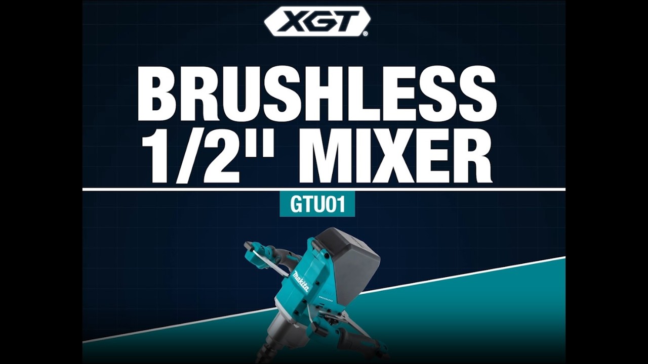 Makita XGT 1/2" Mixer GTU01