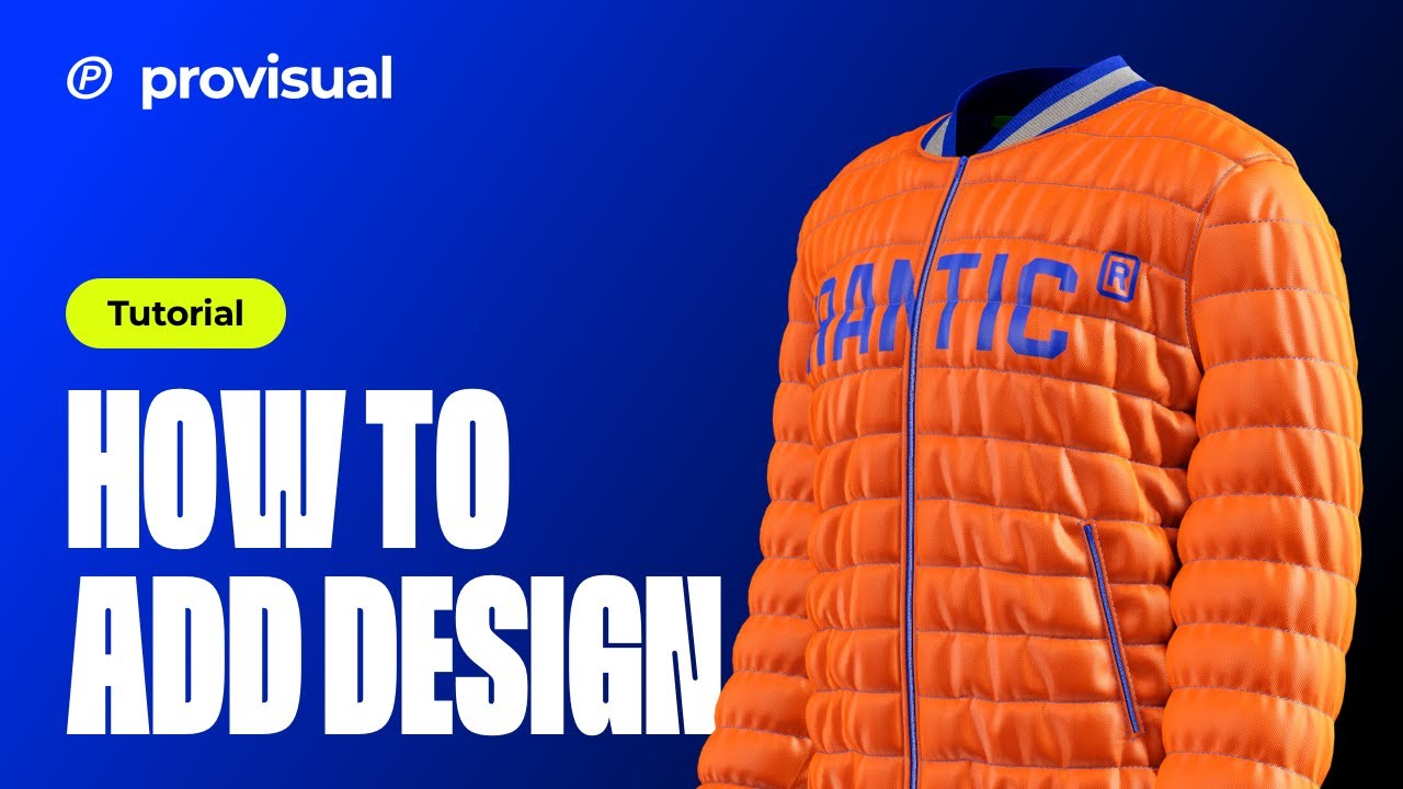 Bomber Jacket 3D Mockup | Provisual.app Tutorial