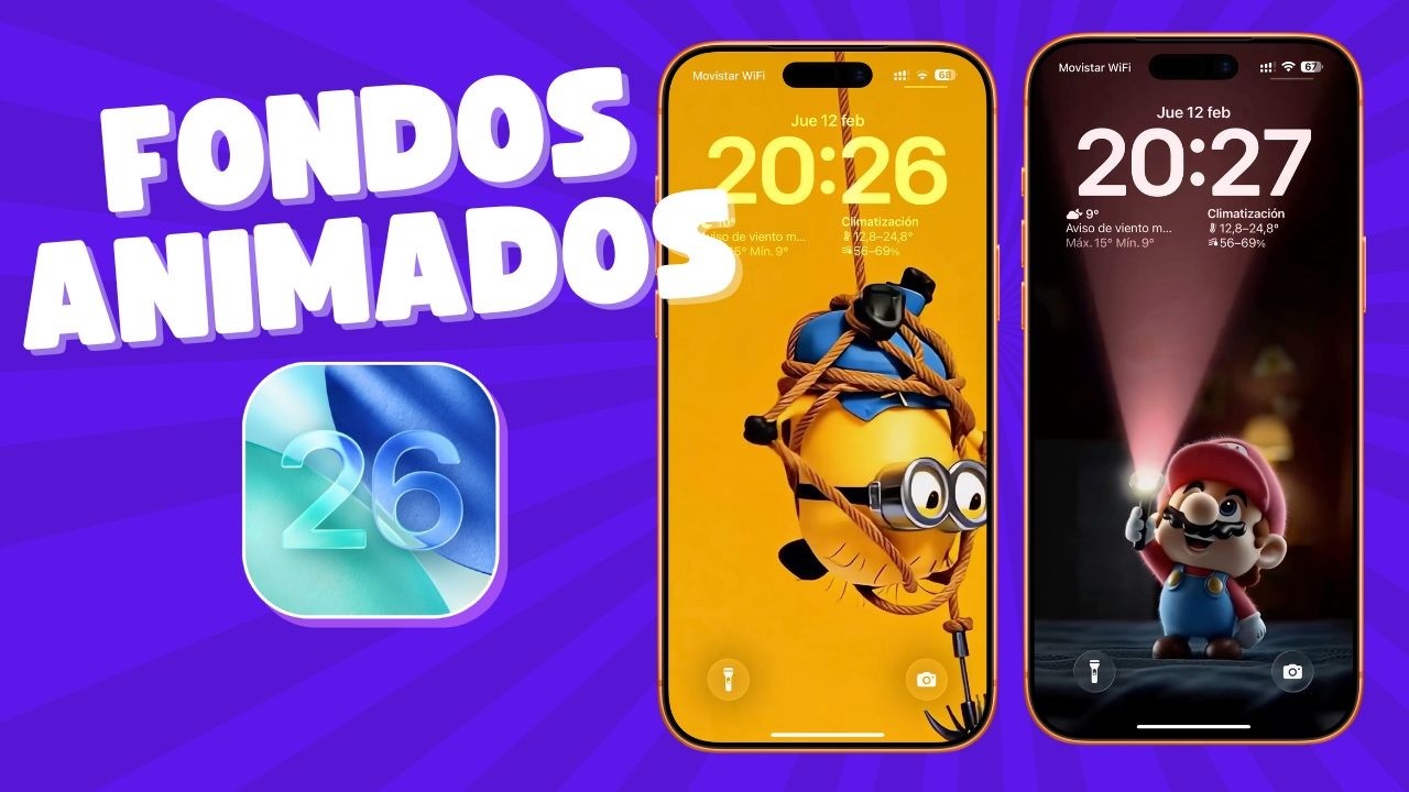 Como poner fondos animados en tu iPhone