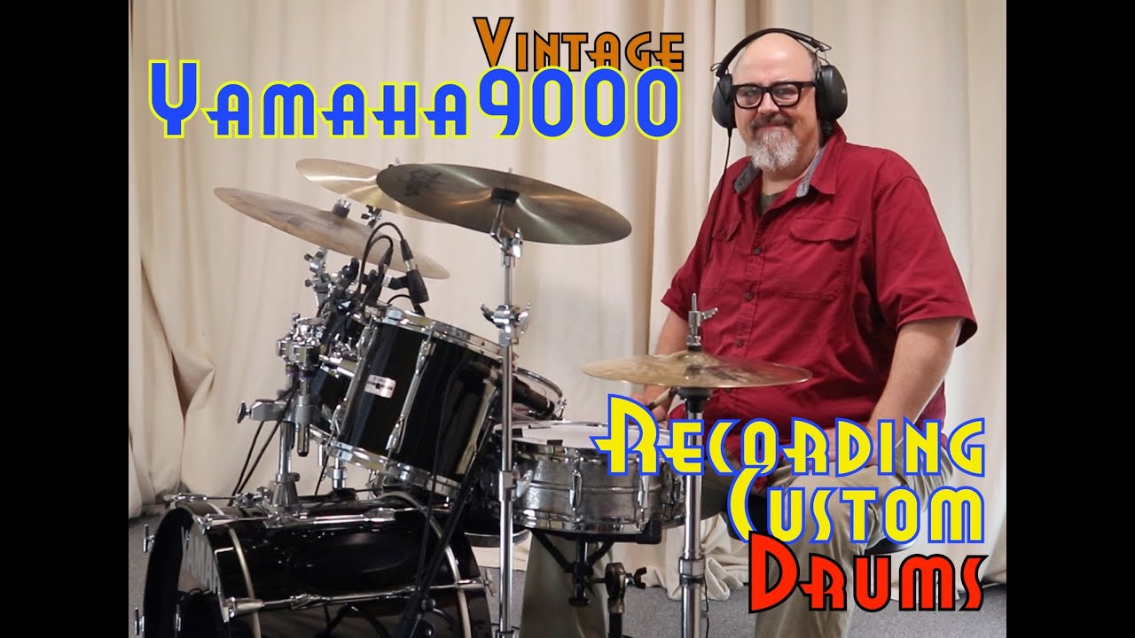 Vintage Yamaha Recording Custom Drums