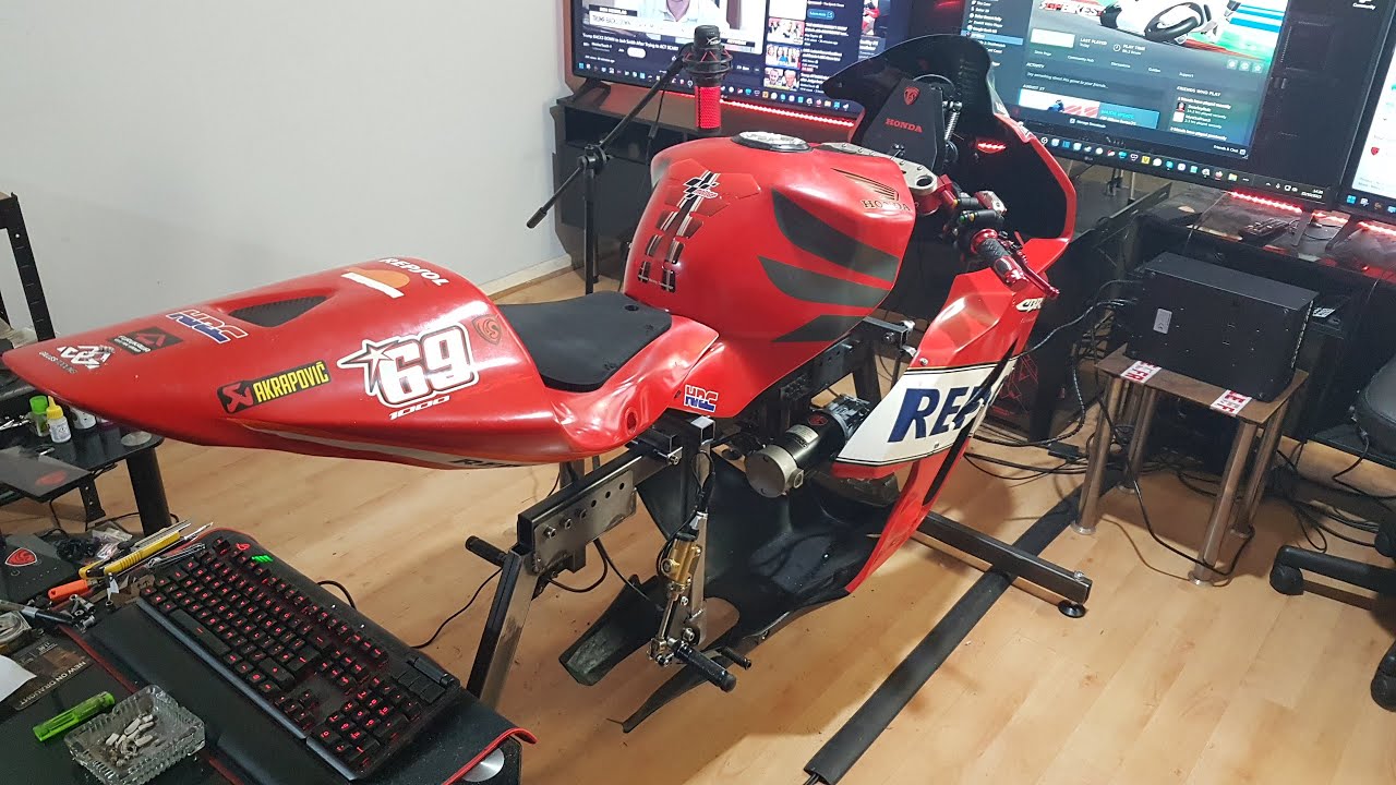 Hs3 PRO-HE-M DOF Reality P2 Motorcycle Motion Simulator GPBikes