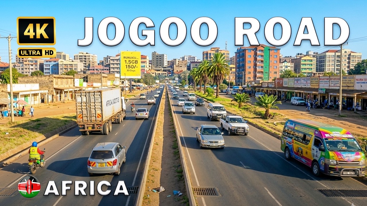 Jogoo Road Nairobi 🇰🇪 – Motorbike Ride Tour | Real Streets of Kenya in 4K Ultra HD