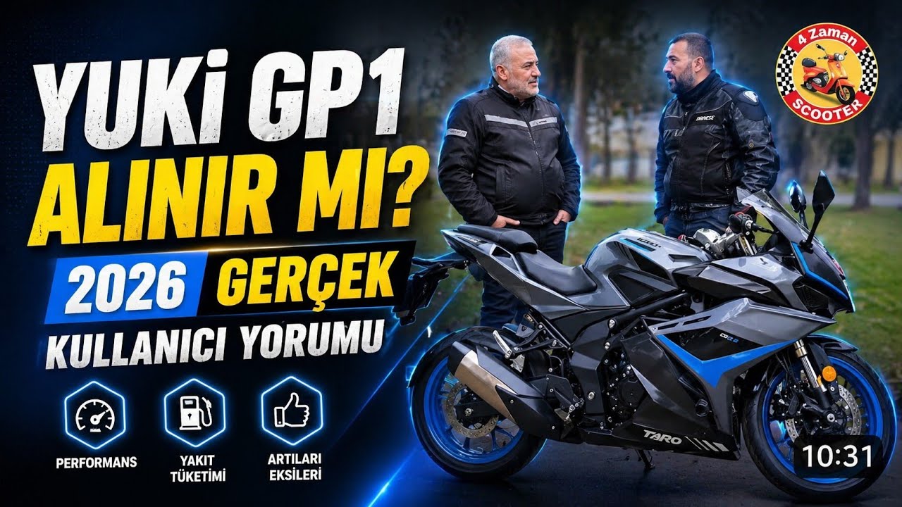 Yuki GP1 Alınır mı? 2026 Ger&ccedil;ek Kullanıcı Yorumu | Detaylı İnceleme #4zamanscooter  