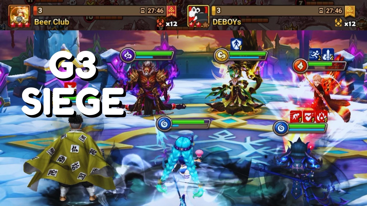 G3 SIEGE : Beer Club / DEBOYs - What is This Fire Legolas?! - Summoners War