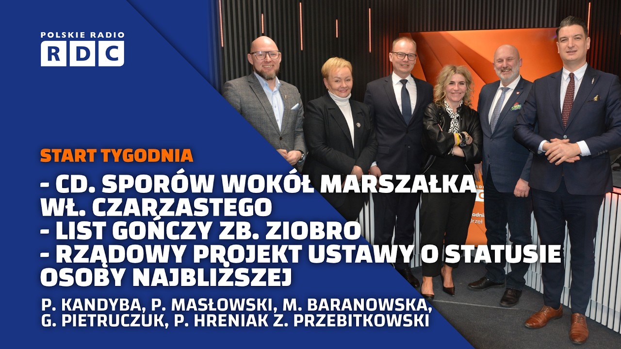 P. Kandyba, P. Masłowski, M. Baranowska, G. Pietruczuk, P. Hreniak Z. Przebitkowski | Start tygodnia