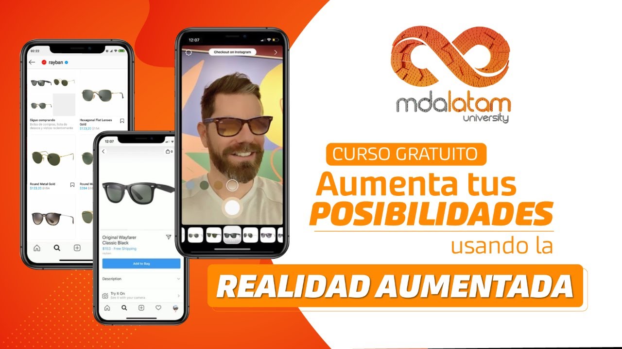 Curso realidad aumentada GRATIS aprende hacer filtros para Instagram y Facebook 🦖 Spark AR Studio