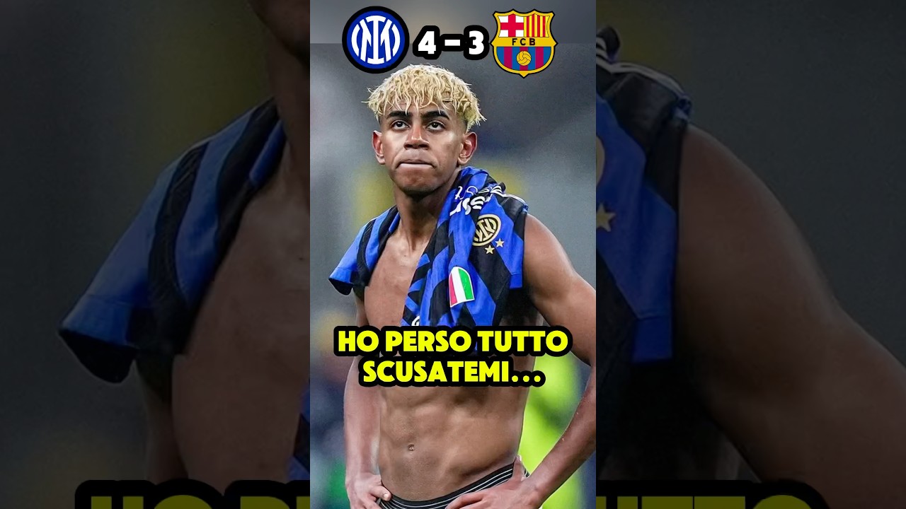 L&rsquo;INTER ha ELIMINATO LA SQUADRA PI&Ugrave; FORTE😱 #yamal