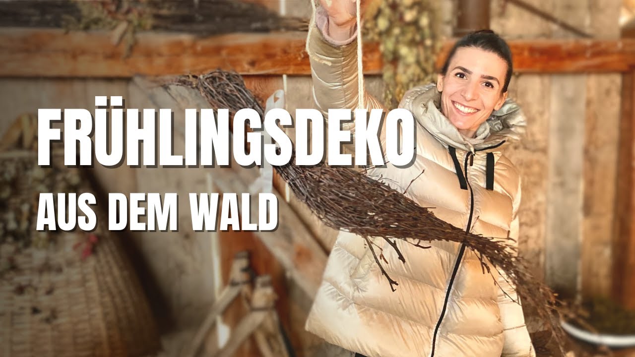 Frühlingsdeko aus dem Wald | Vogeldeko aus Birkenholz 🌿