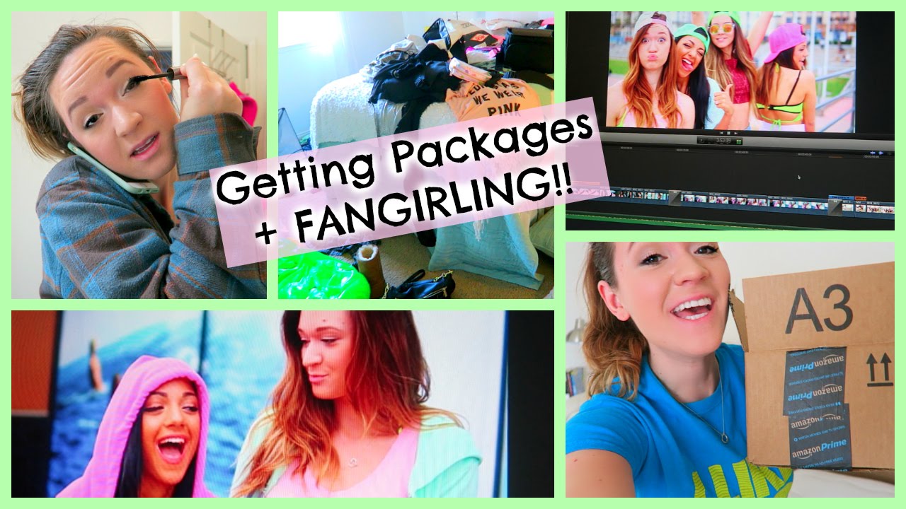 ROOM ORGANIZATION, FANGIRLING + GETTING PACKAGES!!!