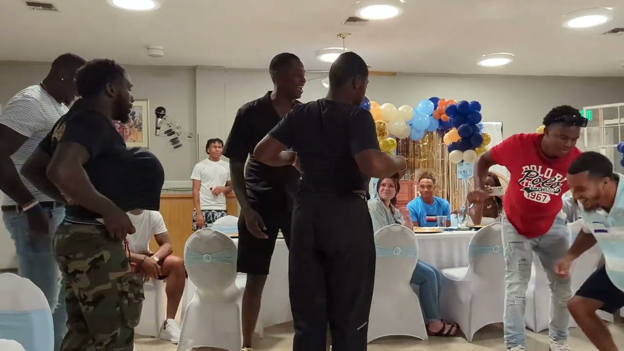 Baby shower game for Men song Push it by salt & pepper