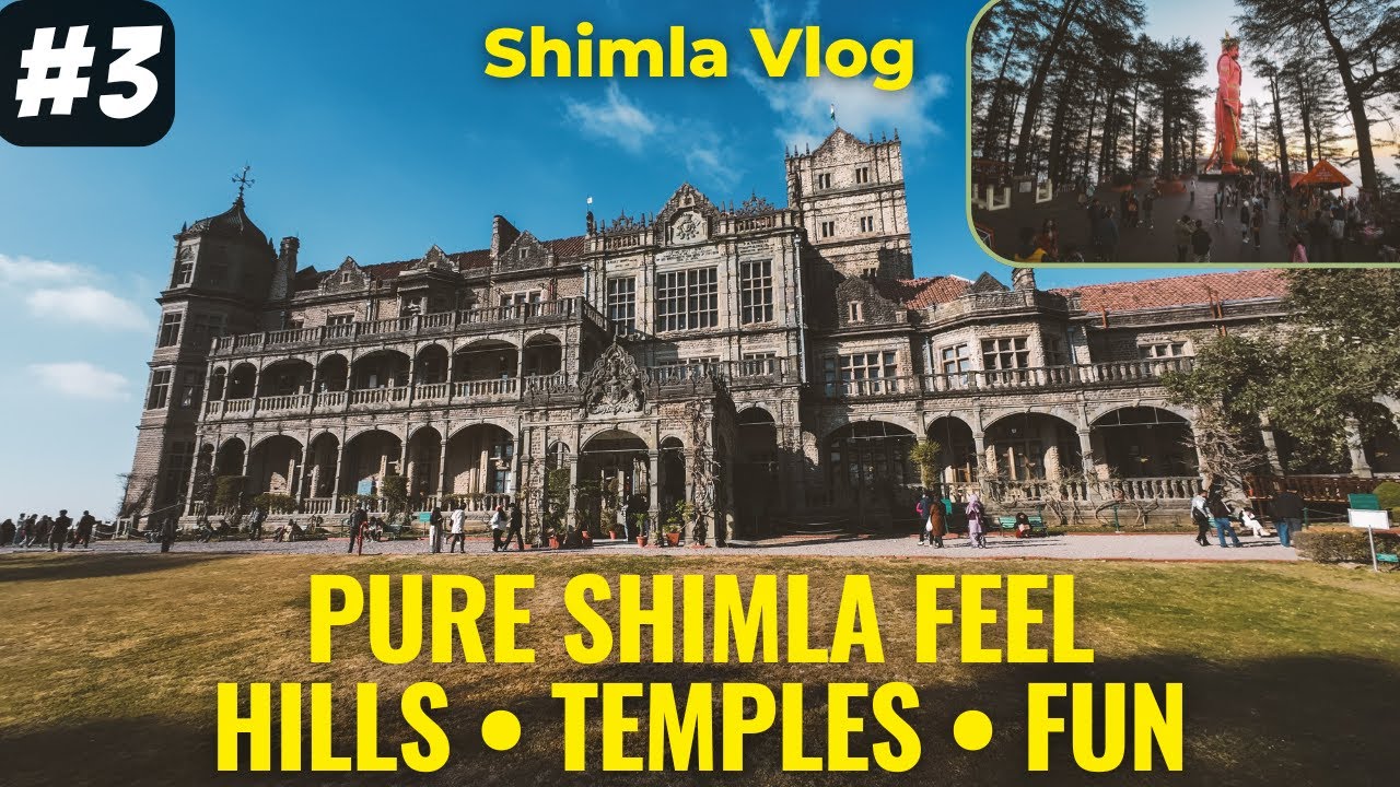 Shimla Day 3 🏔️ | Jakhu Temple, Christ Church & Mall Road