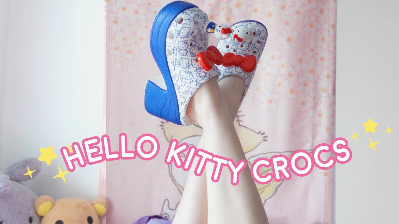 ☆Hello Kitty Crocs 50th Anniversary Shoes First Look and Review + Sanrio world JAPAN HAUL☆