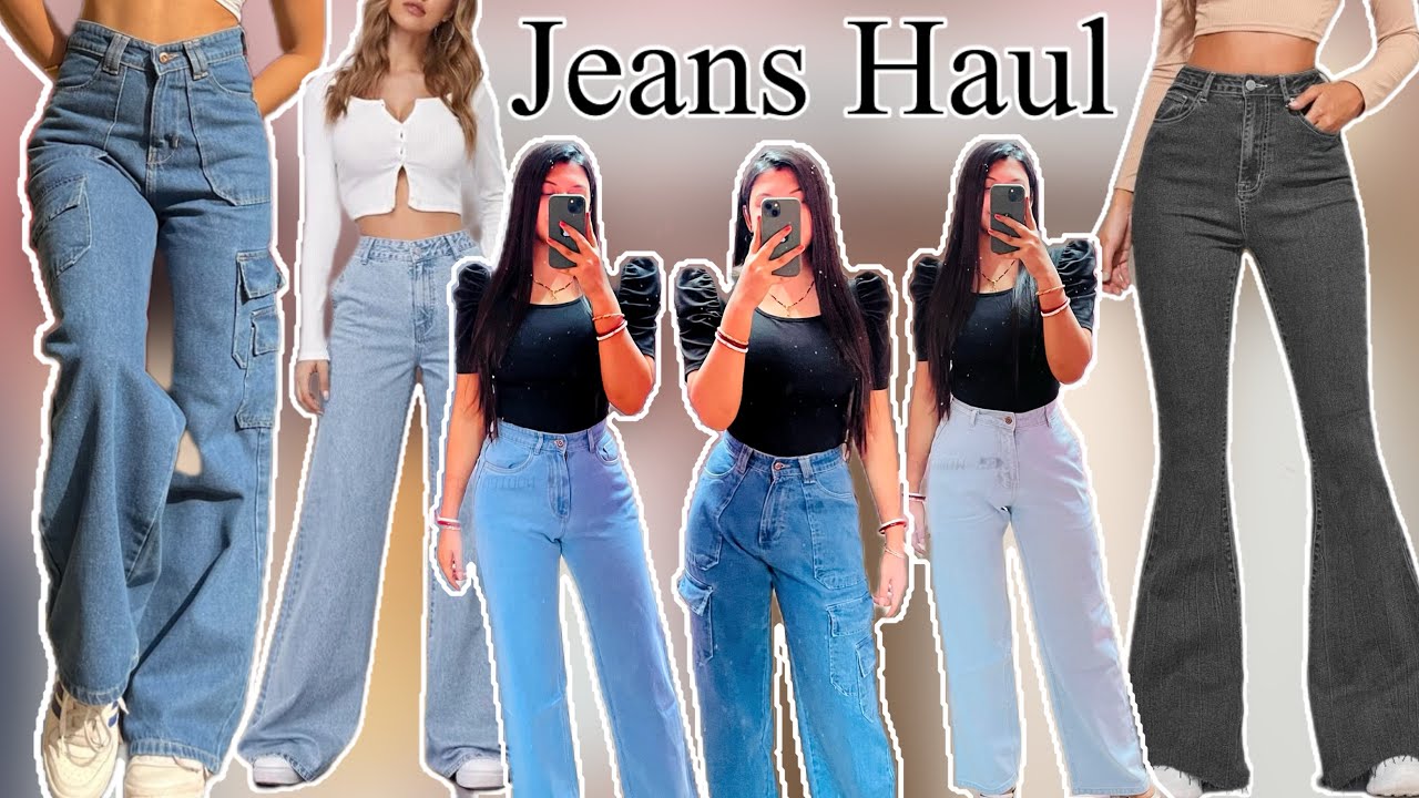 *HUGE* JEANS HAUL PART-1😍 | Wide leg, Bootcut, Cargo, Straight fit Jeans Haul | Akanksha Jha