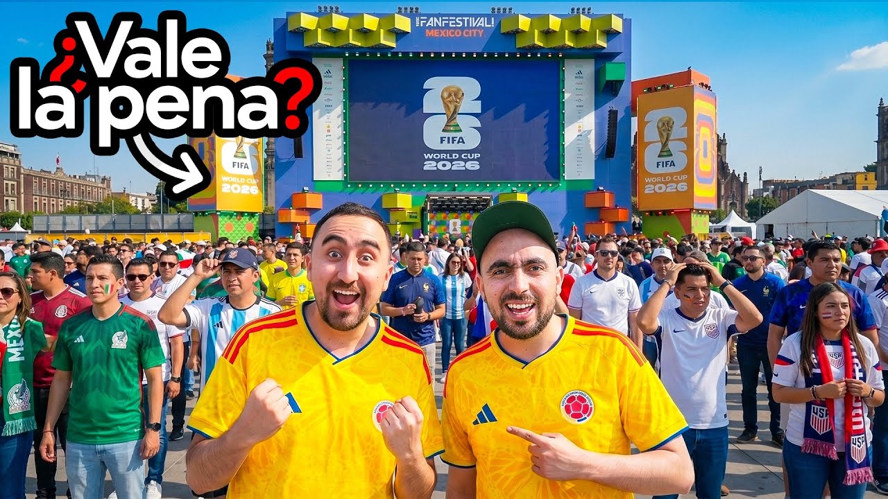 Conociendo el FAN FEST DE CIUDAD DE MEXICO | DOS COLOMBIANOS EN EL MUNDIAL