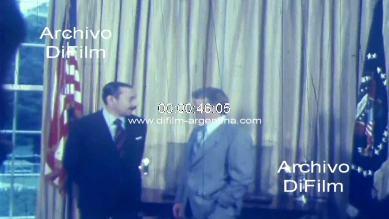 Jorge Rafael Videla se reune con el presidente Jimmy Carter 1977