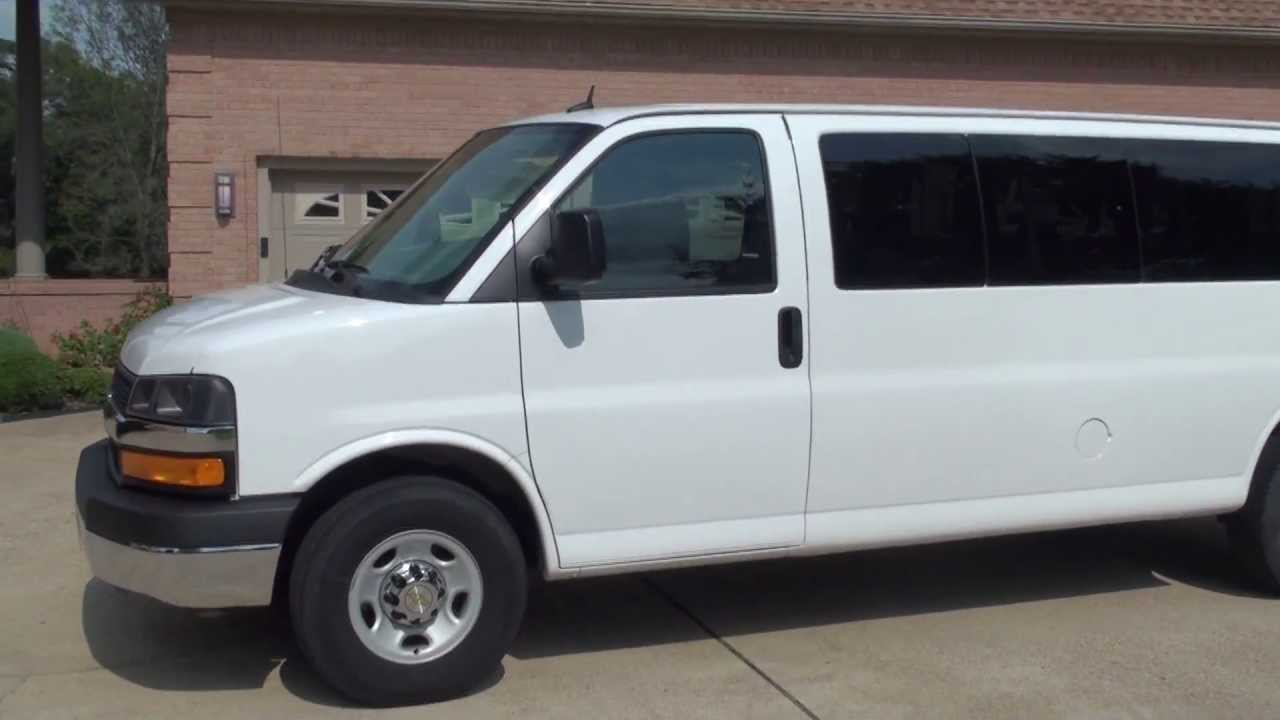 HD VIDEO 2013 CHEVROLET EXPRESS G3500 15 PASSENGER VAN USED FOR SALE SEE WWW SUNSETMILAN COM