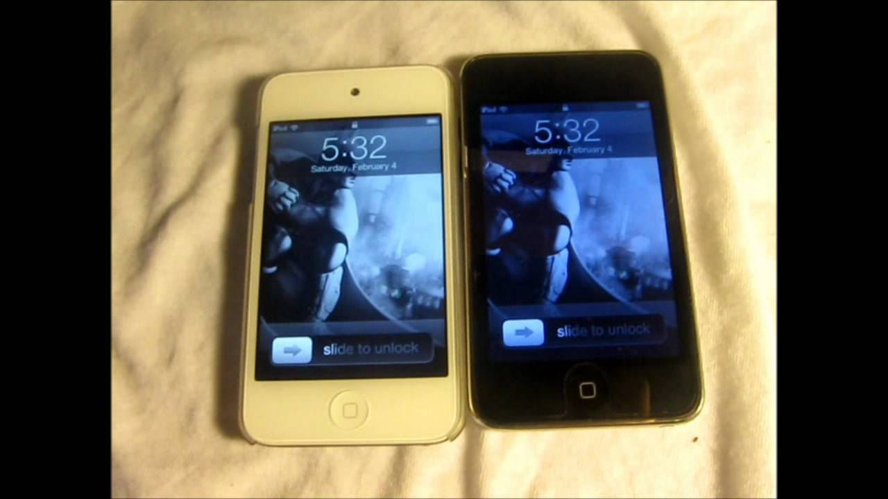 iPod 4g vs iPod 3g touch comparison
