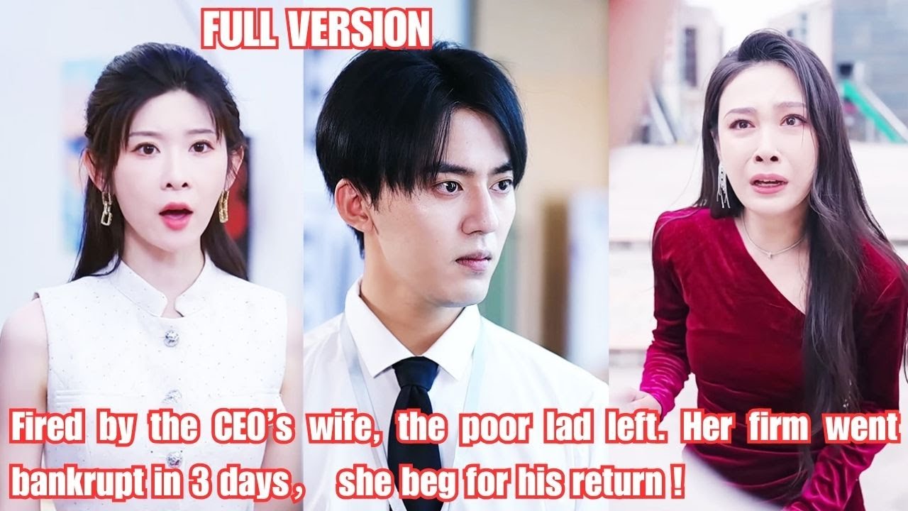 Fired by the CEO’s wife, the poor lad left. Her firm went bankrupt in 3 days,she beg for his return