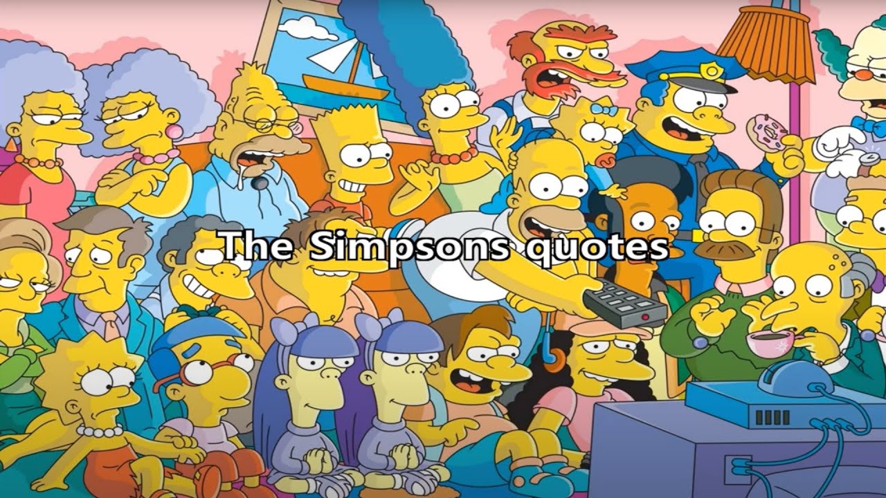 The Simpsons - English quotes #movie #english #learning