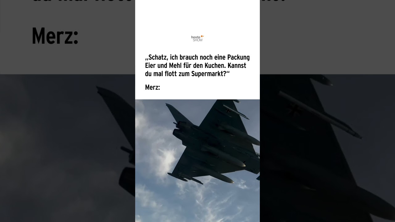 Merz geht einkaufen | heute-show #shorts