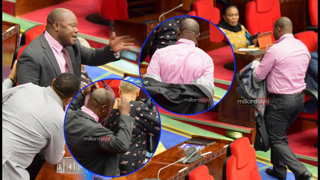 MBUNGE WAITARA AMWAGA MACHOZI, AVUA KOTI NA TAI AKITOKA BUNGENI 