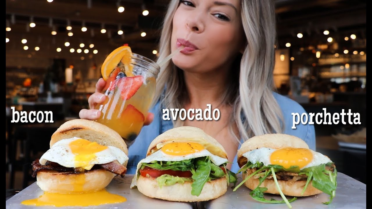 English Muffin Egg Sandwich MUKBANG | The Grocer's Table, Twin Cities