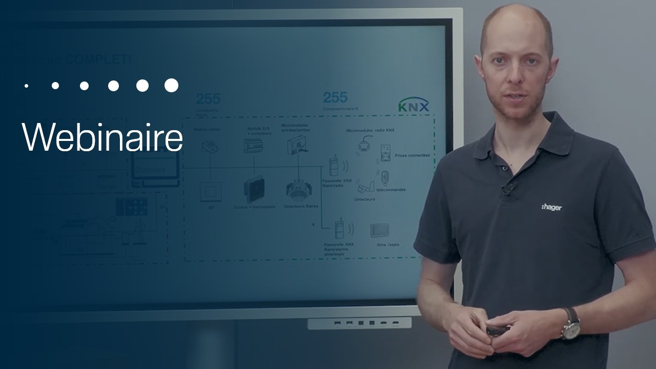 [webinaire] Boostez vos projets de bâtiments intelligents avec la nouvelle offre KNX de Hager
