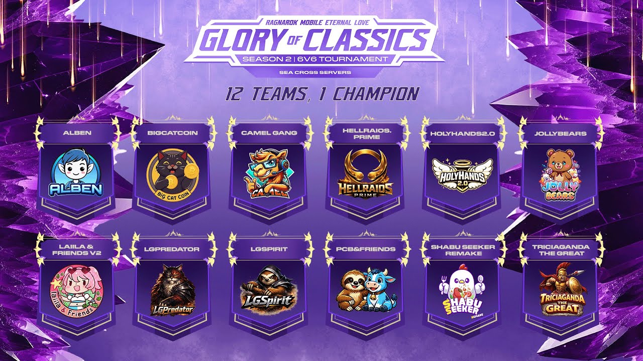 🏆 Ragnarok M: Eternal Love — Glory of Classics 6v6 Season 2 | SEA — Day 3: Final 12! 🔥