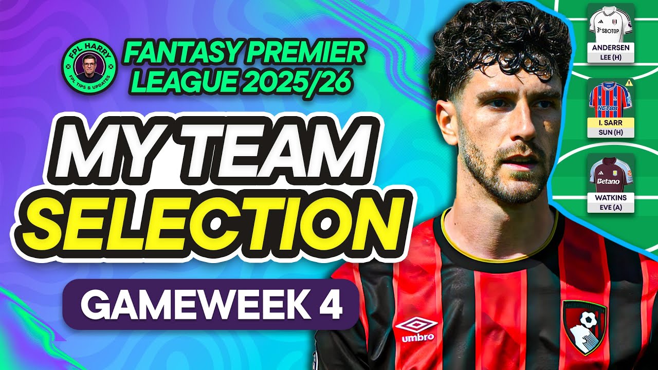 MY FPL GW4 TEAM SELECTION! 📝 Finally a Sarr Update! 🇸🇳 | Fantasy Premier League Tips 2025/26