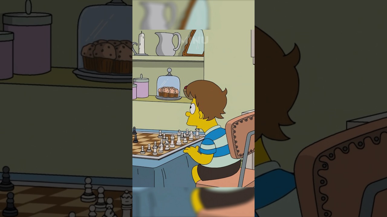 Homer &eacute; um g&ecirc;nio do xadrez
