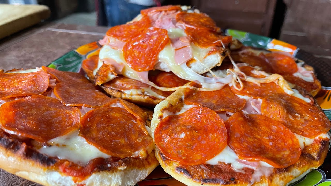 MOLLETES DE PIZZA SIN HORNO - COCINA CON PATY