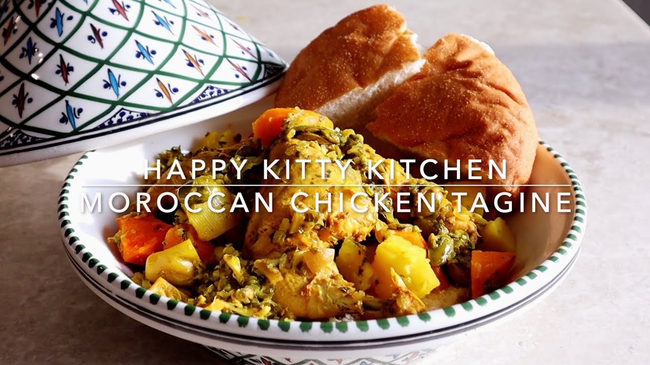 Moroccan Chicken Tagine Made Easy-طاجين دجاج وصفه مغربية رائعه وسهله HappyKittyKitchen