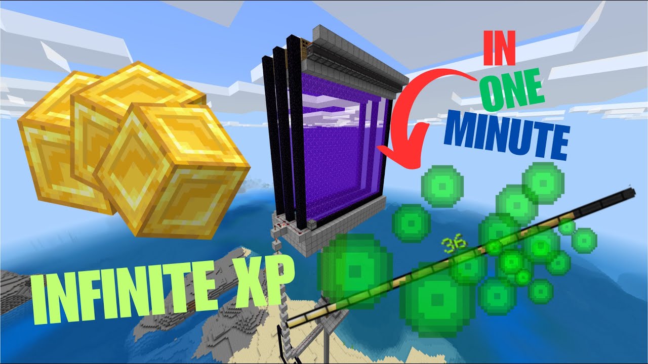MINECRAFT 1.21 GOLD XP FARM! Infinite Gold and XP! minecraft bedrock tutorial