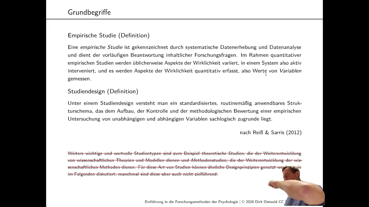 (9) Grundlagen des Studiendesigns