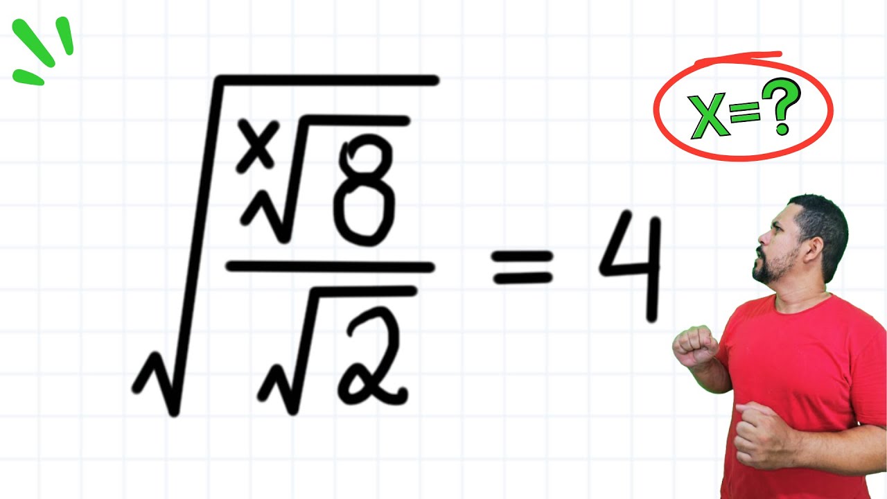 COMO RESOLVER essa Equação com Raízes