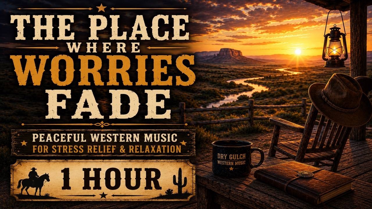 Peaceful Western Music for Stress Relief & Relaxation | Wide Open Plains Instrumentals | 1 Hour