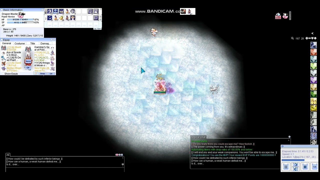 (MuhRo) Hyper Novice Magic build vs Final Battle (Hard and Normal Mode)