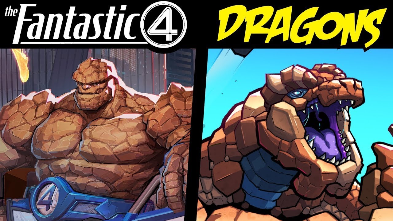 What if The FANTASTIC FOUR Were DRAGONS?! (Lore & Speedpaint)