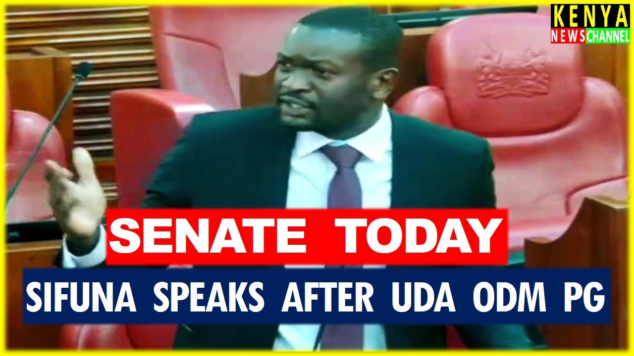 Sifuna ROARS in Senate today after Ruto & Oburu hosted UDA ODM Joint PG Meeting on 10 Point Agenda
