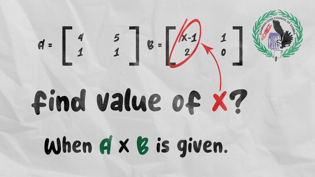 Matrices: 2024 Internal Paper (1) Exam Solved!