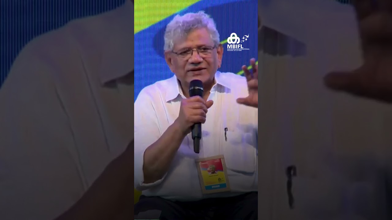 'Left believes in separation of religion and politics' #sitaramyechury #politics #cpim #left #mbifl