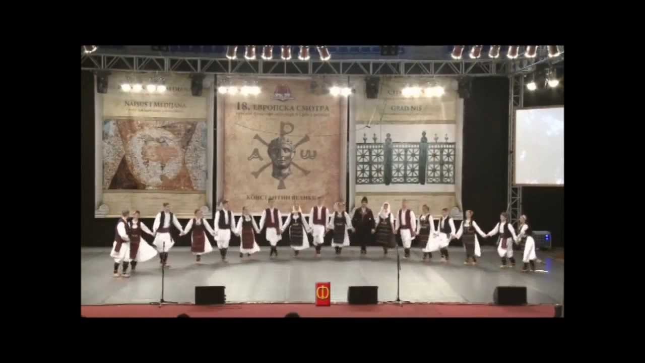 KUD Sloga Vicenza, Italija 18 evropska smotra, Nis 2013. Igre i pesme iz Valjevske Kolubare