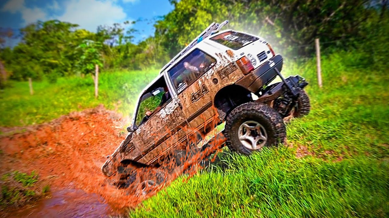 PRIMEIRO ROLE COM MEU CARRO NOVO 4X4 NA TRILHA!