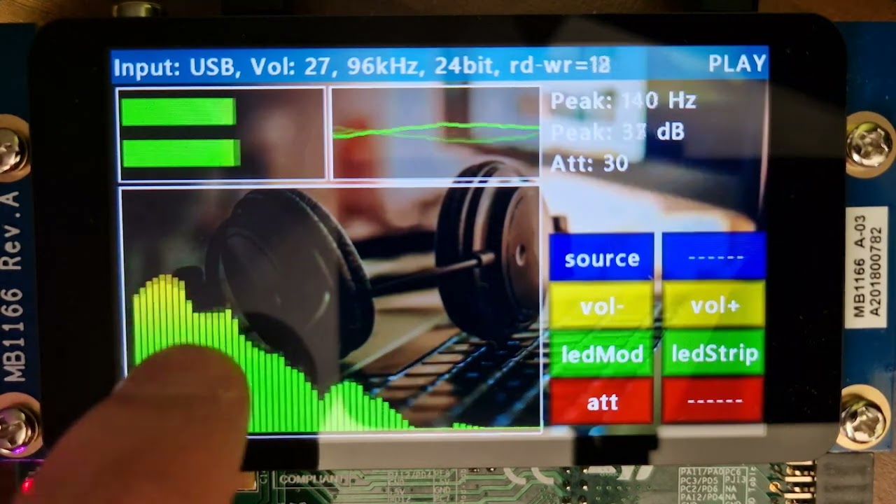 STM32H747 UAC2.0 and UAC1.0 Dac